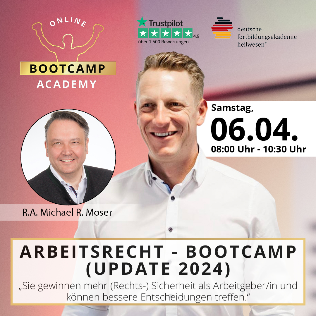 Arbeitsrecht-Bootcamp (Update 2024) (Executive)